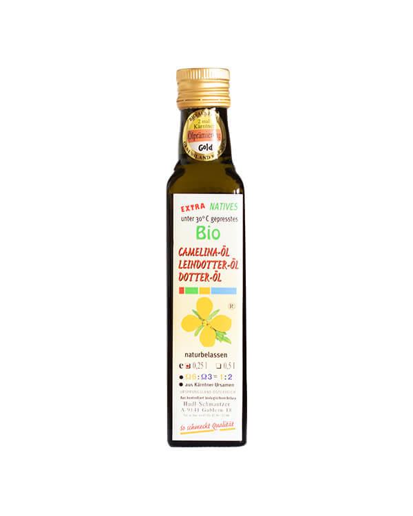 Hudl Camelina Dotter Öl Bio (Leindotteröl) 0.25 Liter - Naturkost Duschlbaur